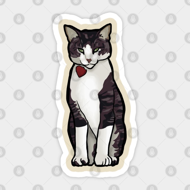 Cat Sticker by binarygod